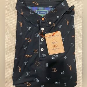 William Murray Tito’s Vodka Golf Polo XXL